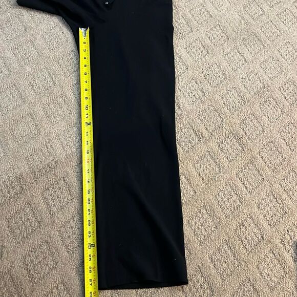 Larry Levine stretch petites Black button fly Dress Pants Size 6 Petite - Picture 4 of 10